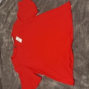 Women's red blouse size small